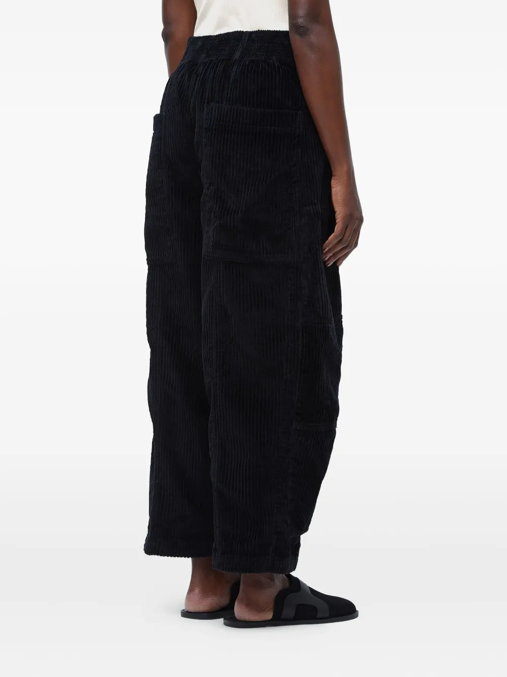 Osklen Corduroy Panelled Trousers In Black