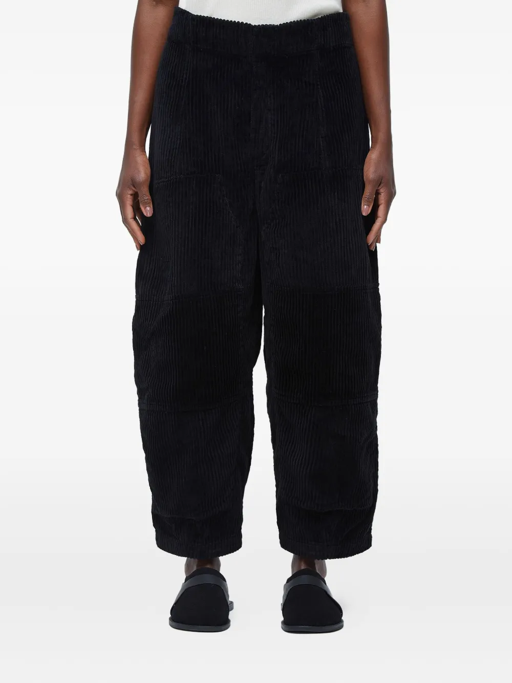 Osklen Corduroy Panelled Trousers In Black