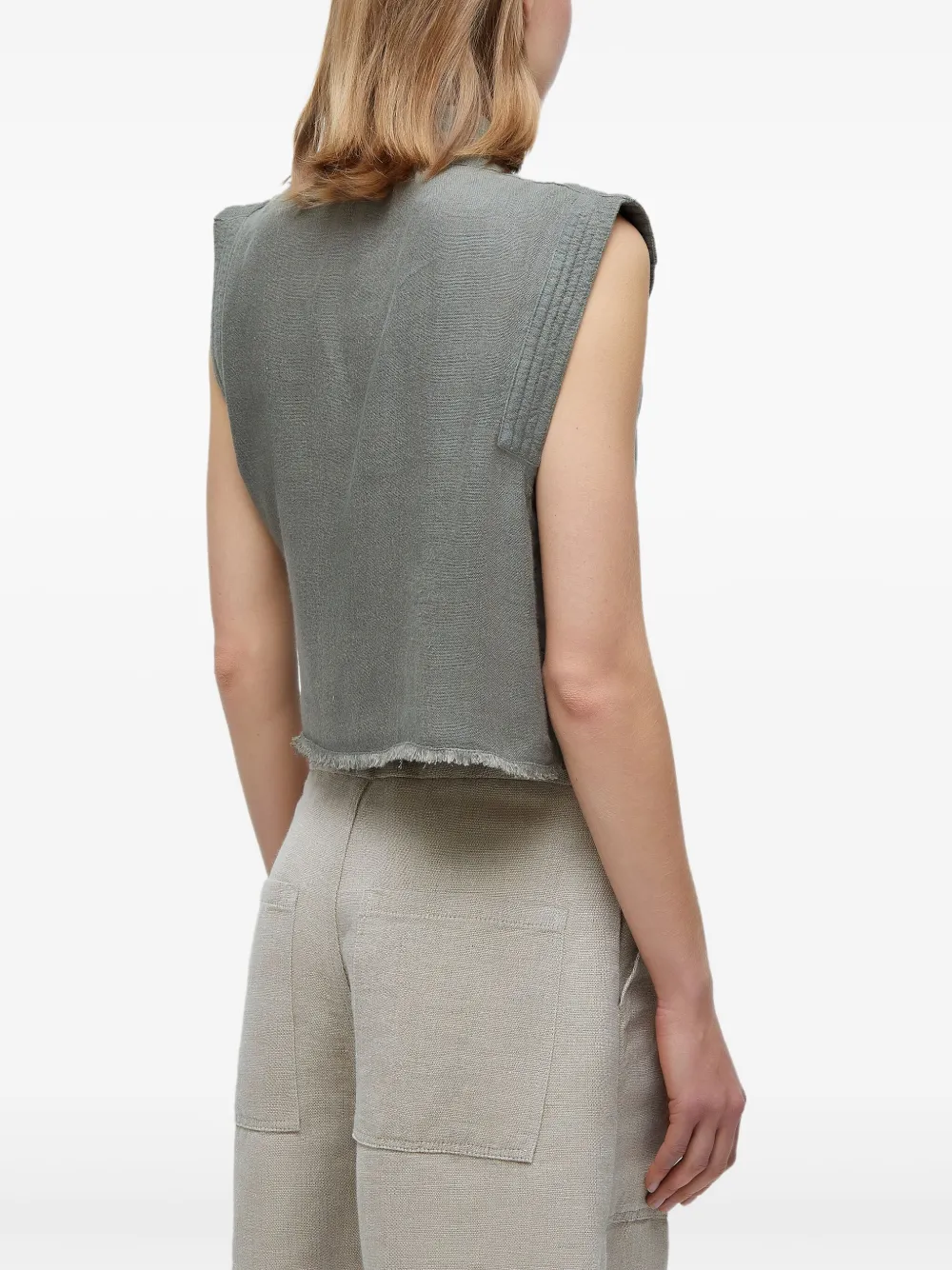 Osklen Linnen shirt Groen