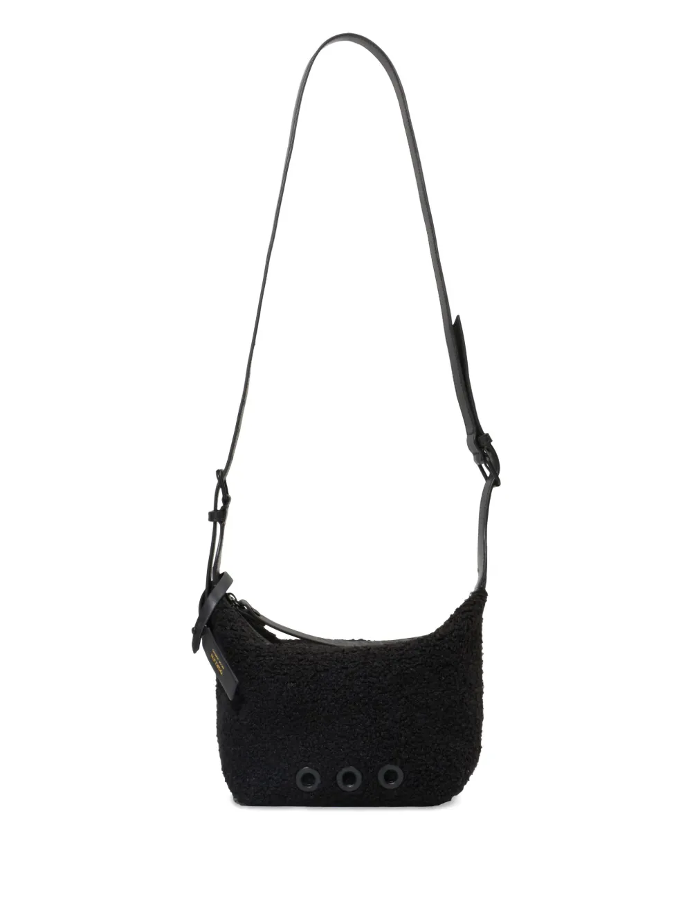 Osklen eyelet detailing shoulder bag | Black | Image 1