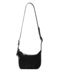 Osklen eyelet detailing shoulder bag - Black