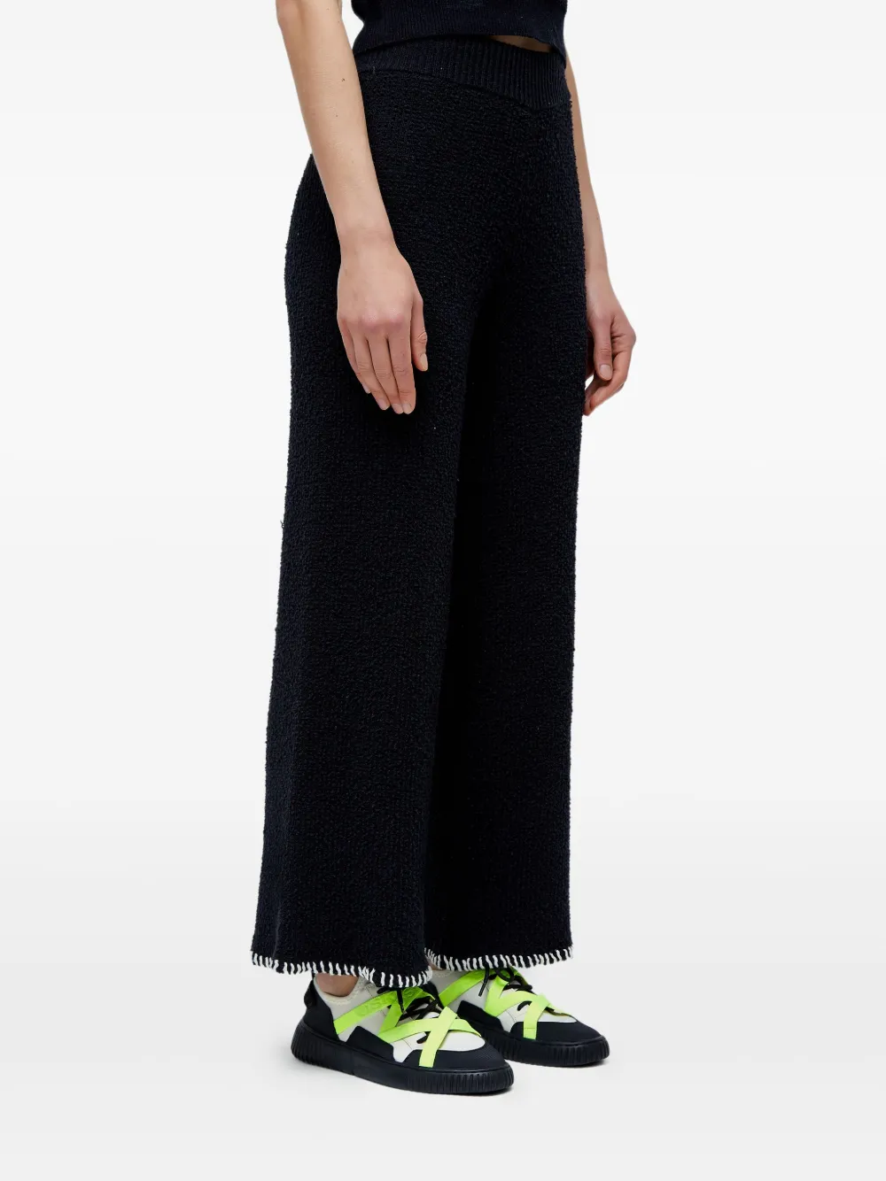Osklen Broek met stikseldetail Zwart