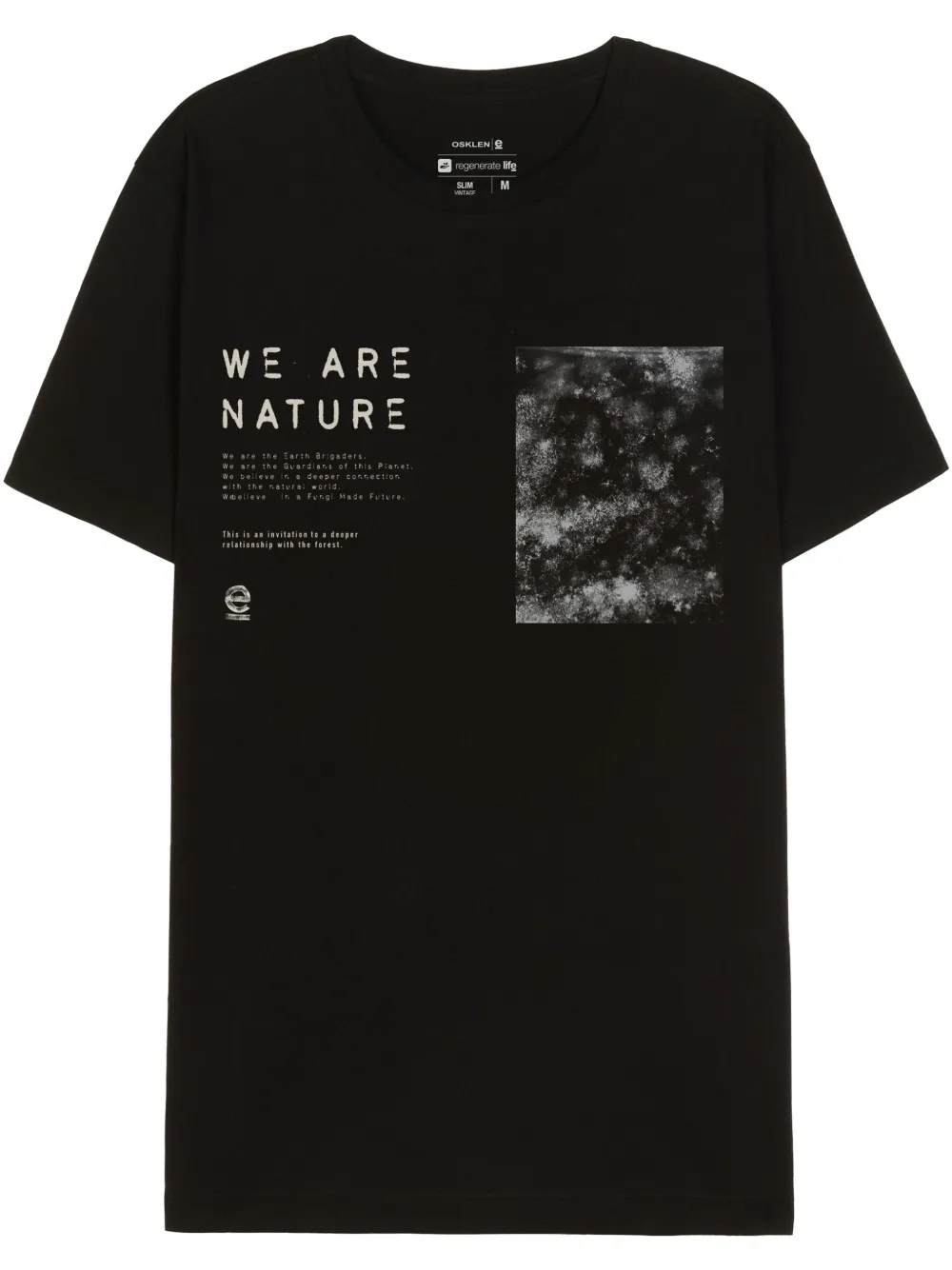 Osklen Camiseta com estampa gráfica | Preto | Image 1
