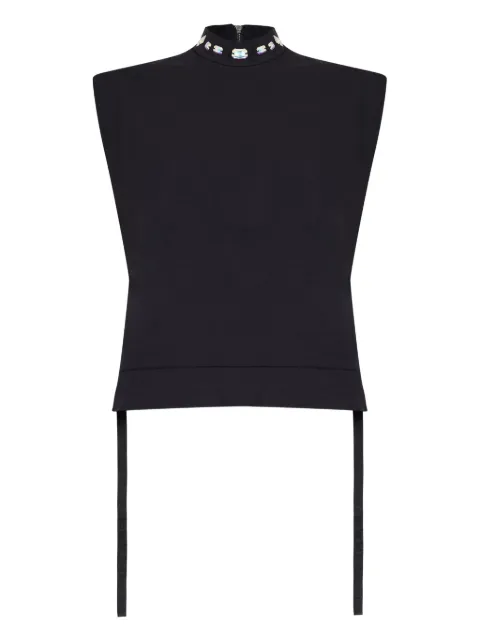 Osklen crystal-embellished vest