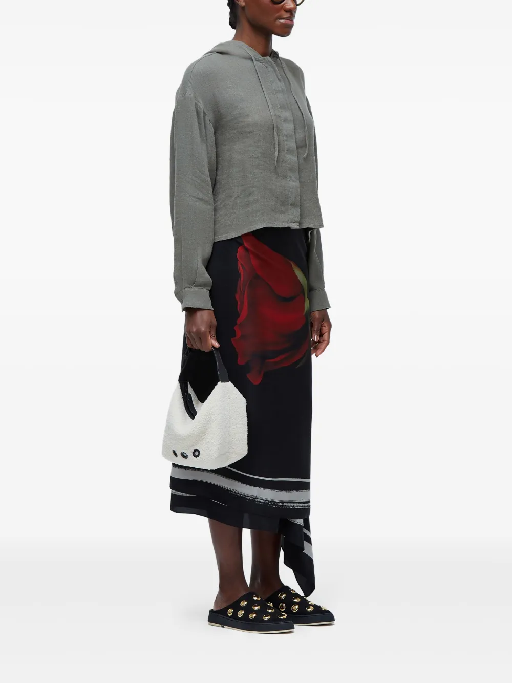 Osklen hooded shirt Groen