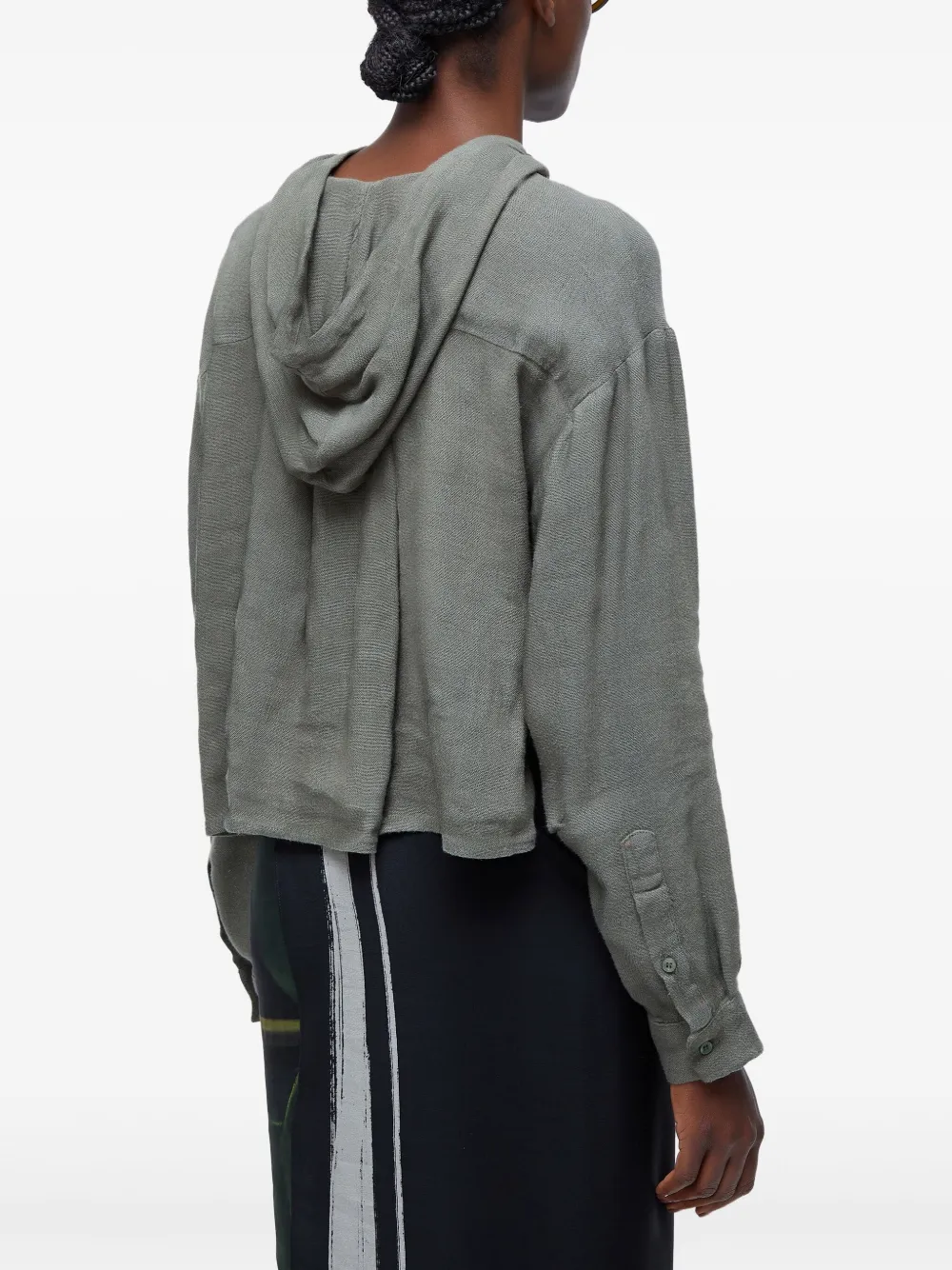 Osklen hooded shirt Groen