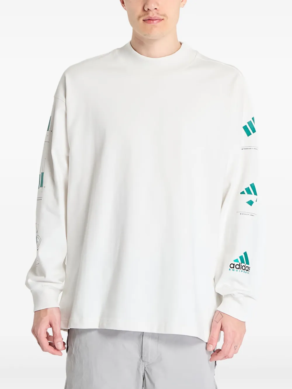 adidas playera de algodón | blanco | Image 1
