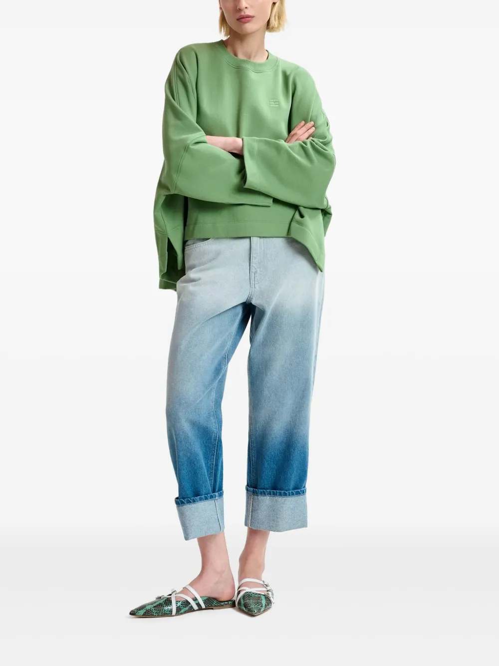 Essentiel Antwerp Hoozie sweater - Groen