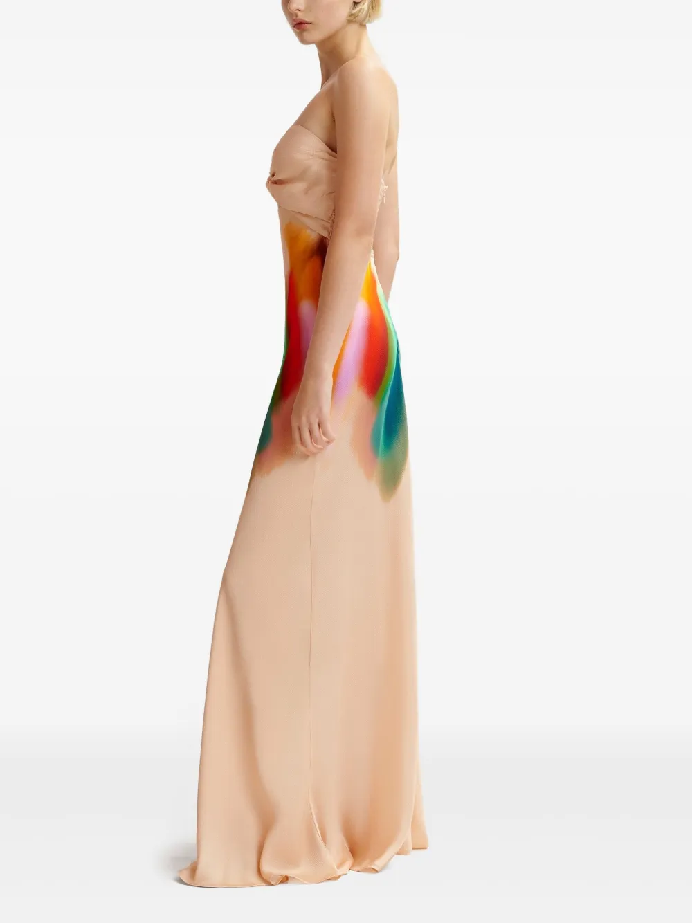 Essentiel Antwerp Strapless jurk Beige
