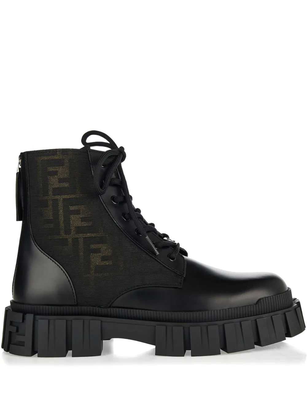 FENDI Force biker boots Black