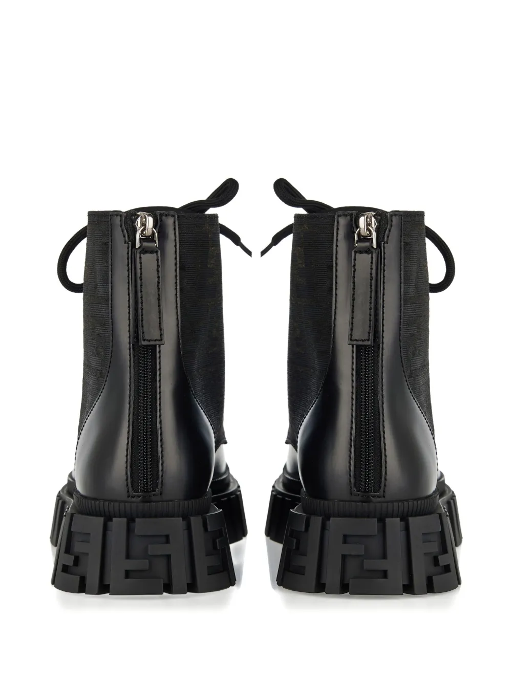 FENDI Force biker boots Black