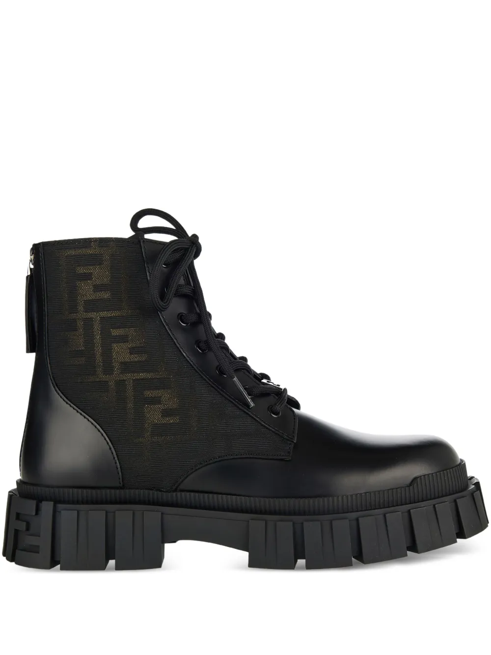 FENDI Force biker boots Black
