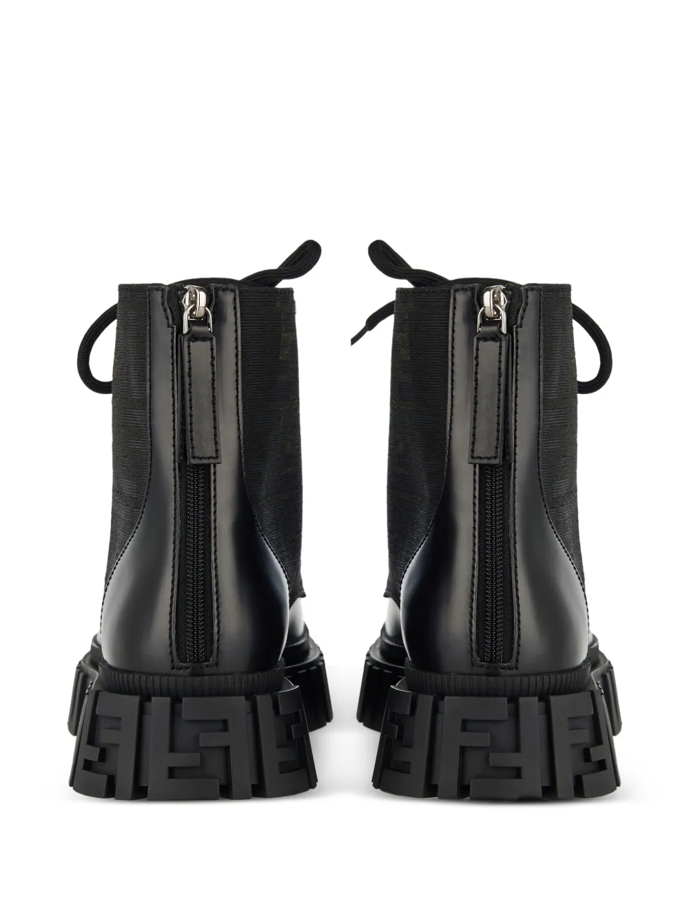 FENDI Force biker boots Black