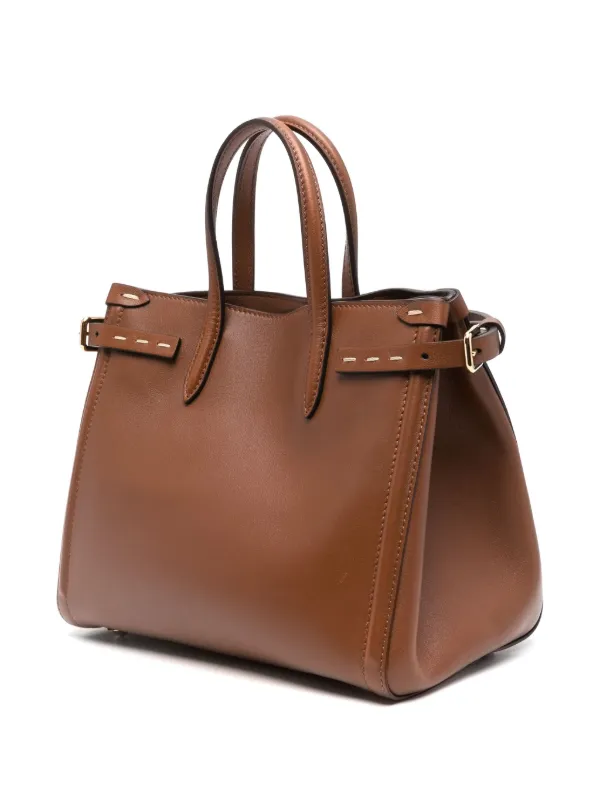 Valentino Garavani アンティーブ ハンドバッグ S | ブラウン