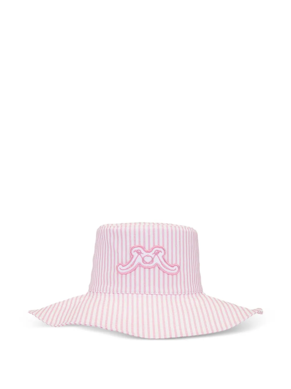 Rowen Rose chapeau en popeline à rayures | rose | Image 1