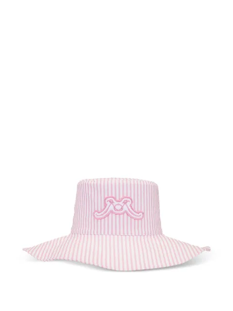 Rowen Rose striped poplin sun hat