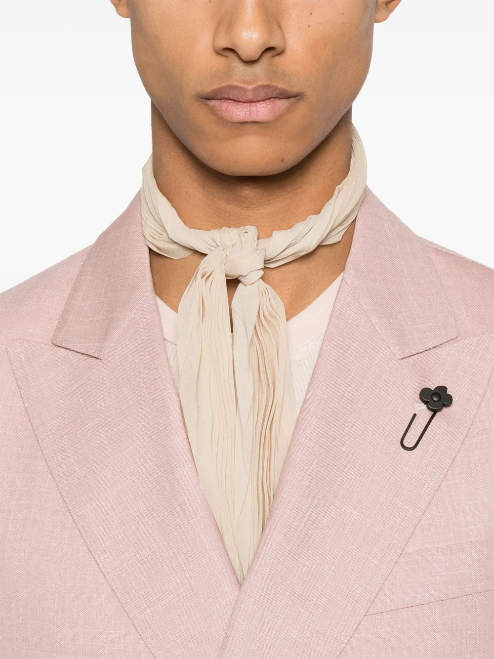 Lardini Blazer met dubbele rij knopen Roze