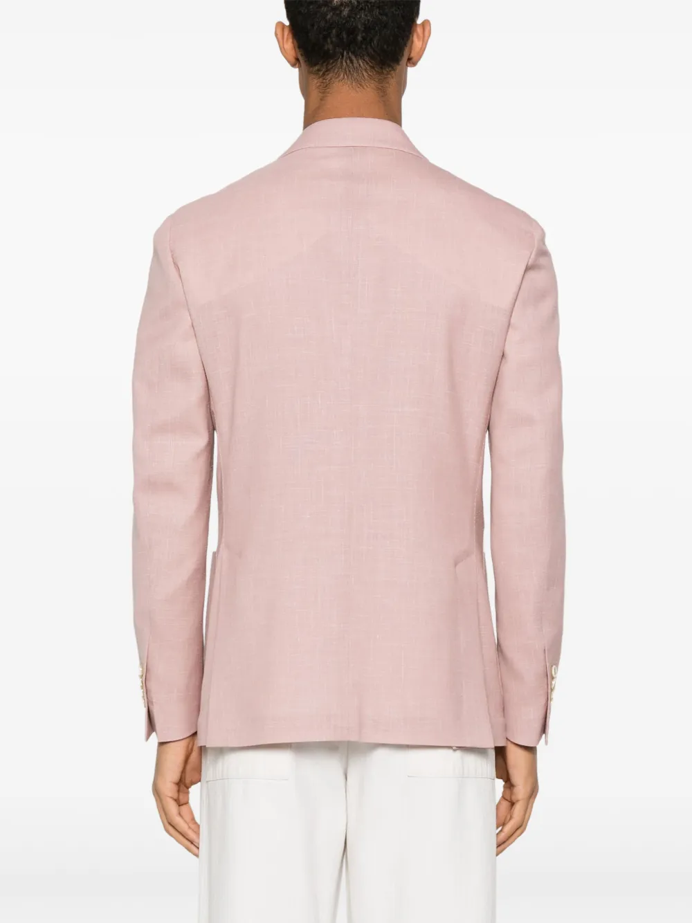 Lardini Blazer met dubbele rij knopen Roze