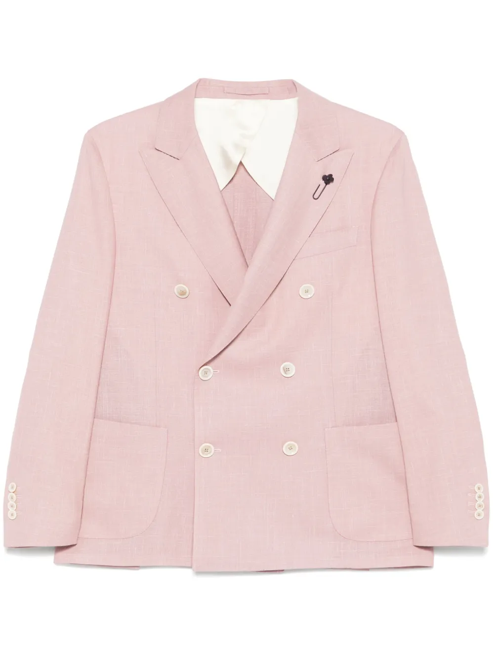 Lardini blazer con doble botonadura | rosado | Image 1