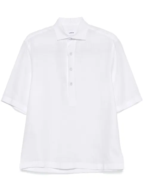 Lardini linen polo shirt