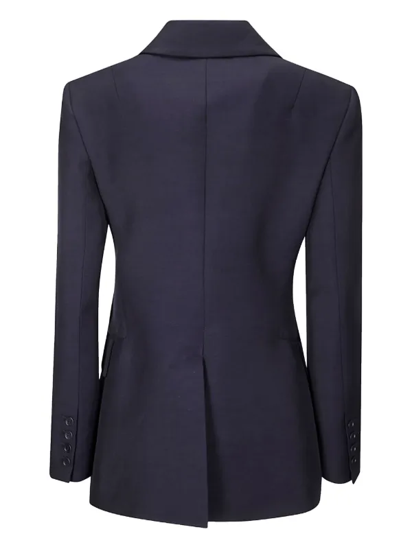 ジャケット P.A.R.O.S.H. Navy blue double-breasted blazer in linen blend P.A.R.O.S.H. double-breasted Blazer | Blue | FARFETCH