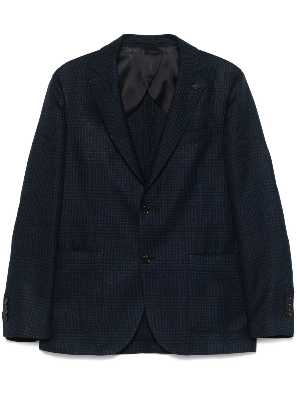 Lardini Prince of Wales-pattern blazer | Blue | Image 1