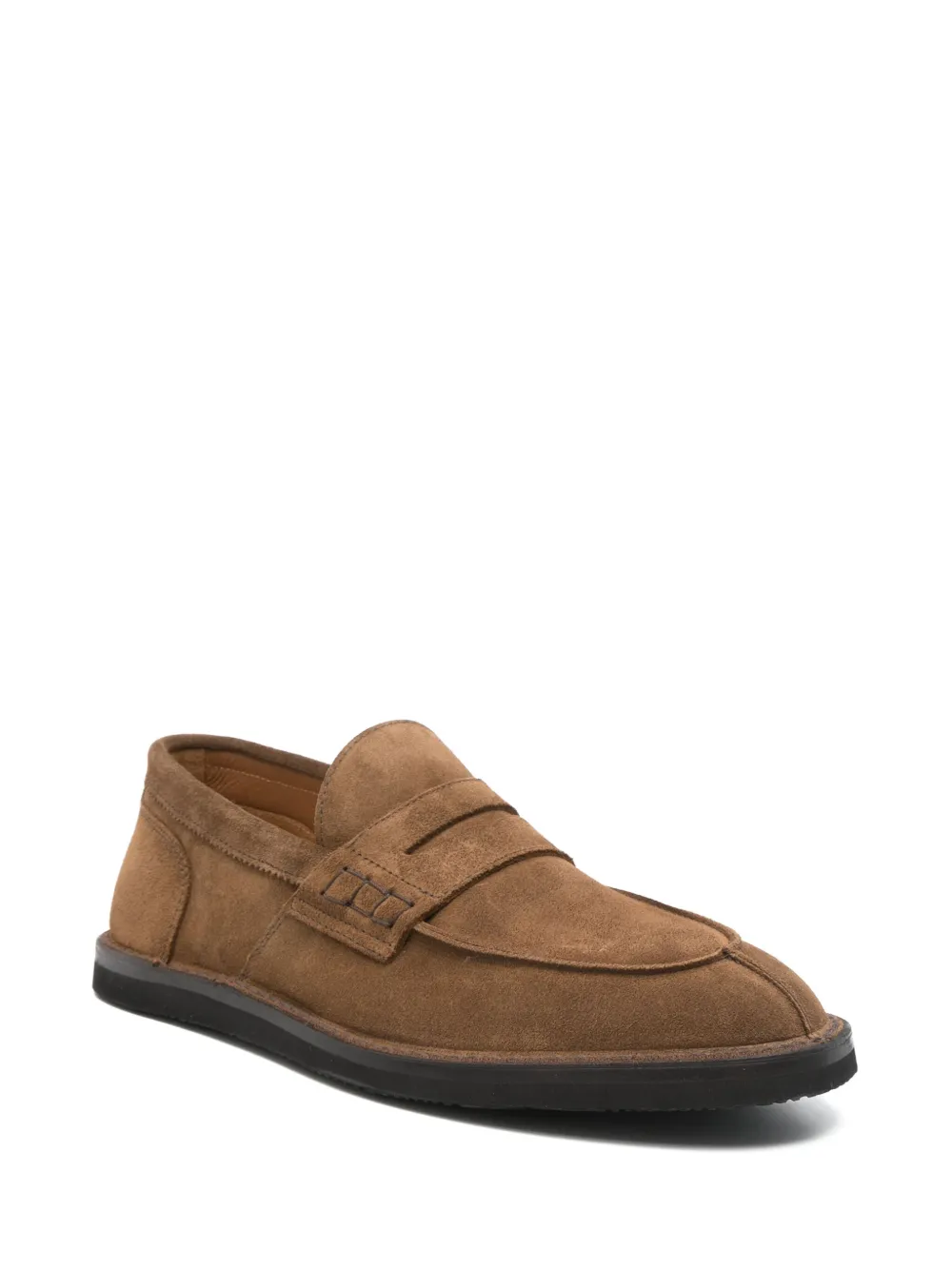 Cenere GB Suède loafers - Bruin