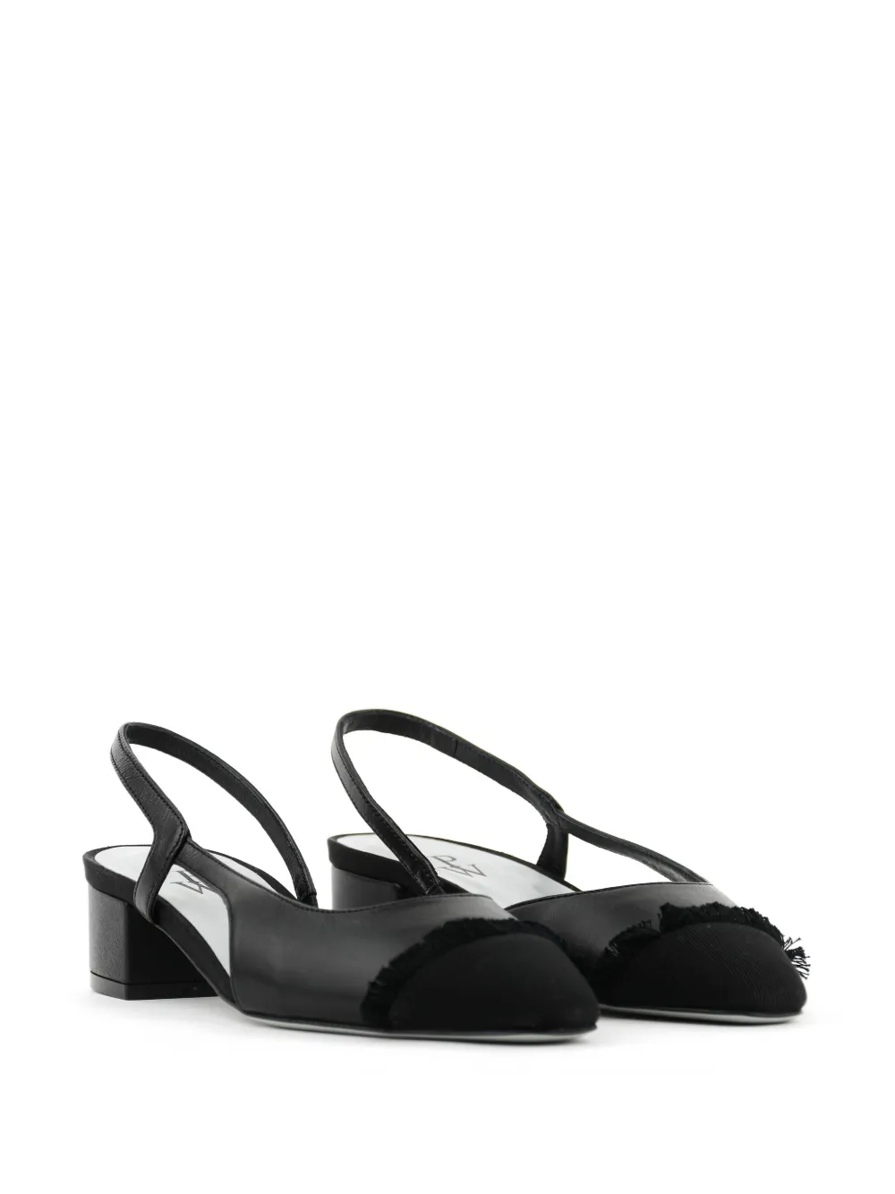 Paul Warmer Loulou slingback pumps - Zwart