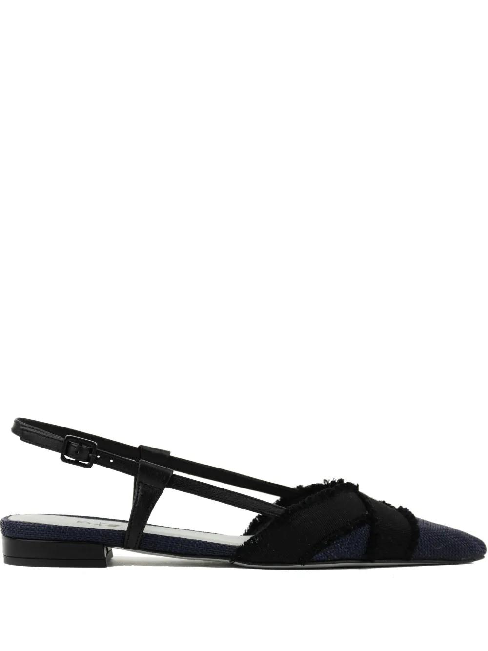 Paul Warmer Kesha Slingback Flats In Blue