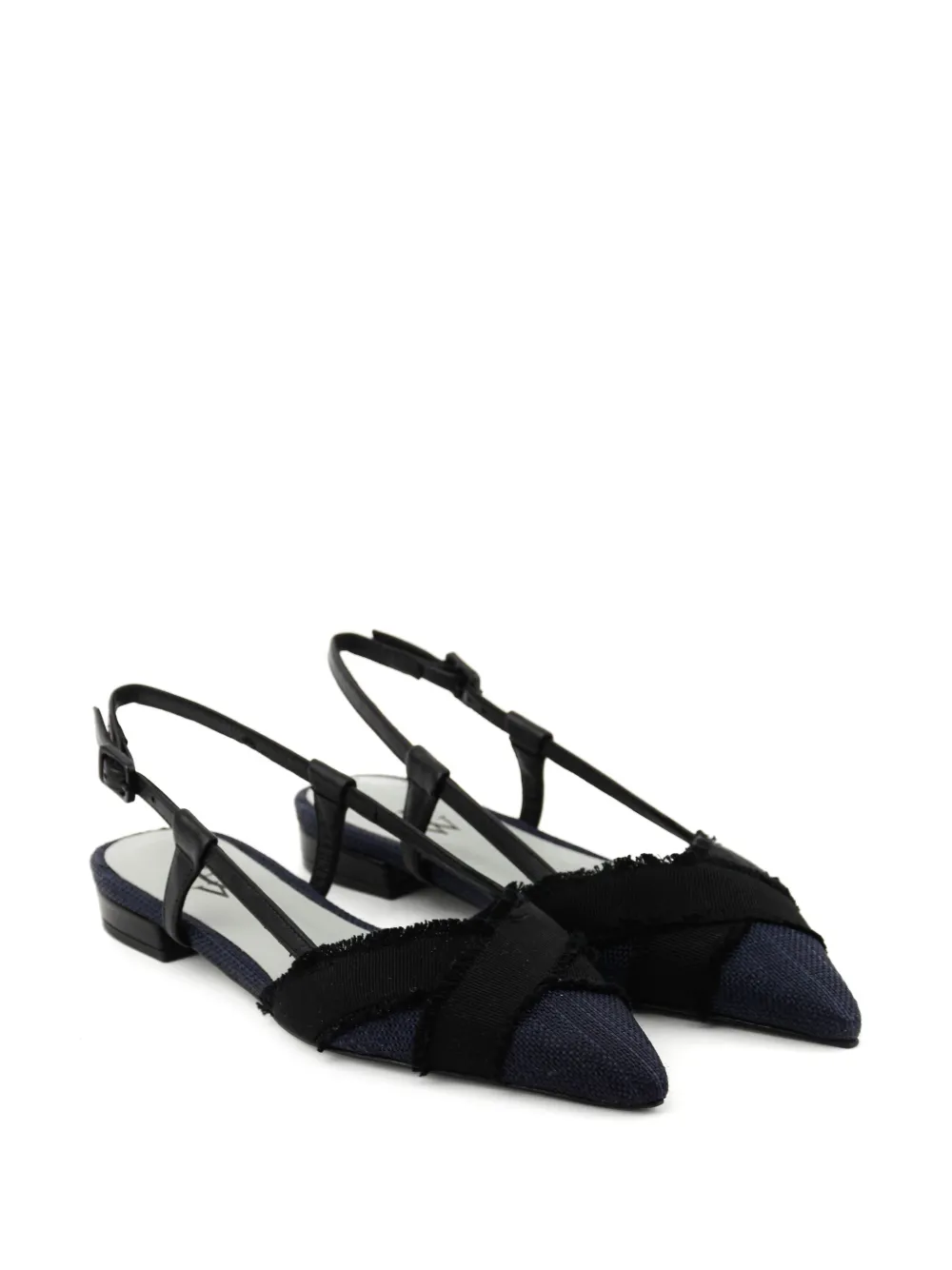 Paul Warmer Kesha slingback flats Blauw