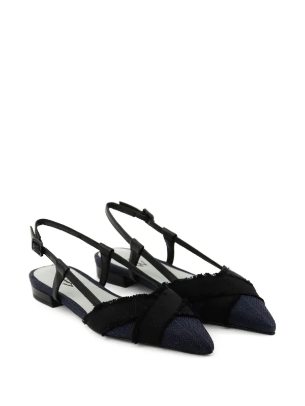 Paul Warmer Kesha Slingback ballerina's | Blauw | FARFETCH NL