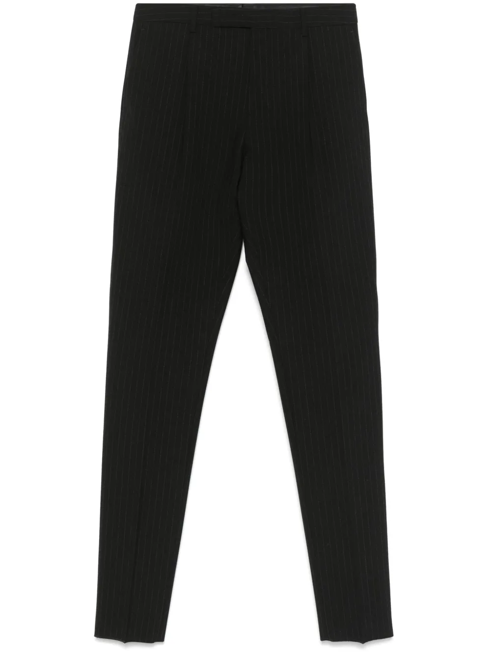 Lardini pinstriped trousers | Black | Image 1