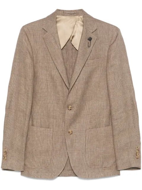Lardini blazer con motivo de cuadros príncipe de Gales