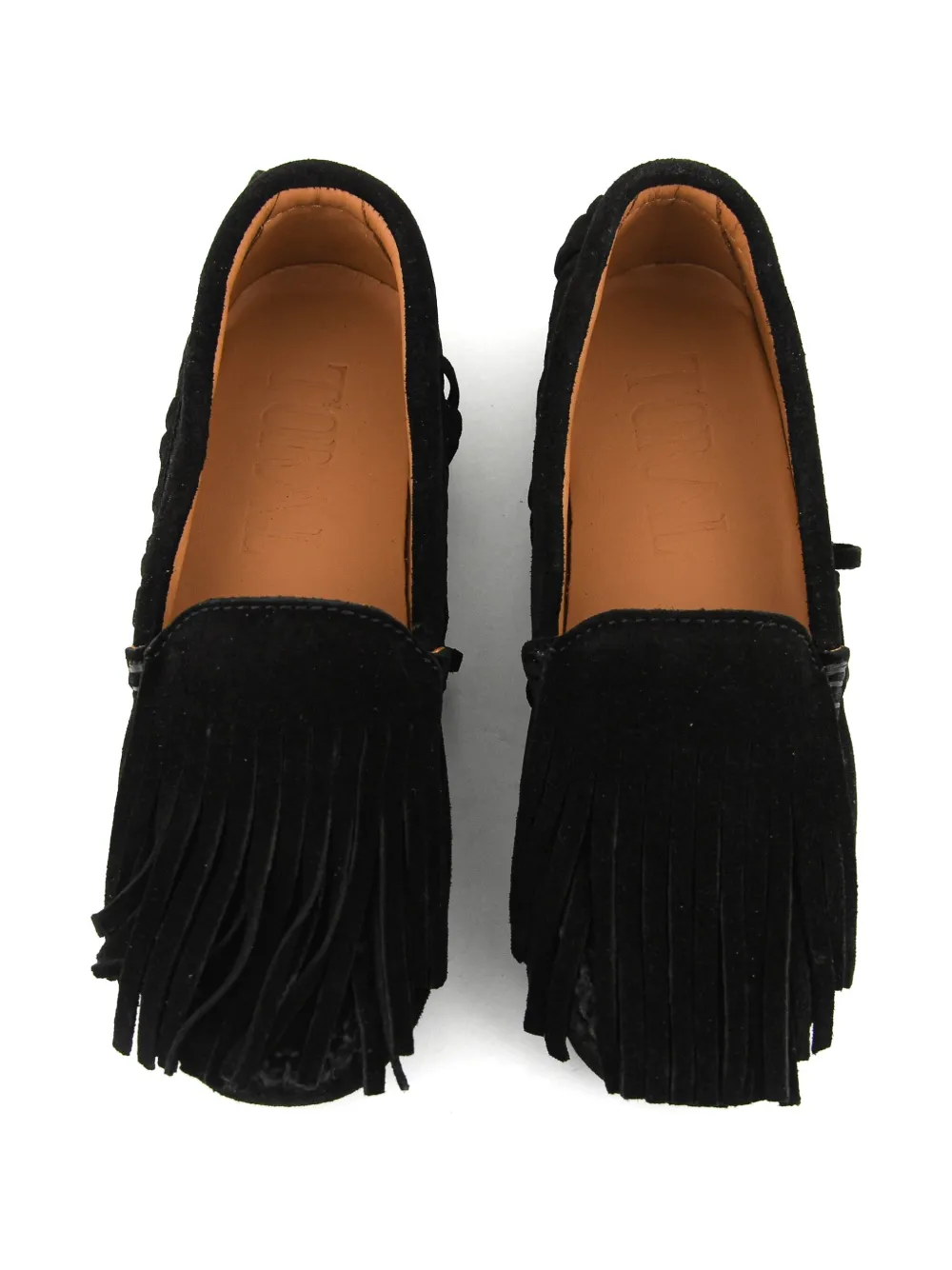 Paul Warmer x Toral leren loafers Zwart