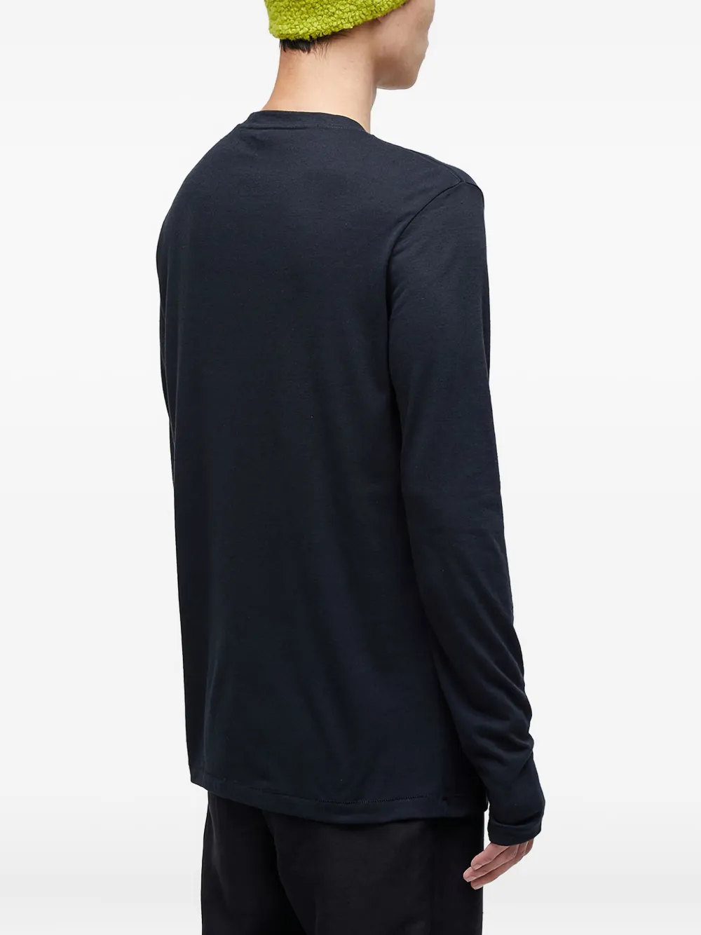 Osklen Katoenen T-shirt met lange mouwen Zwart