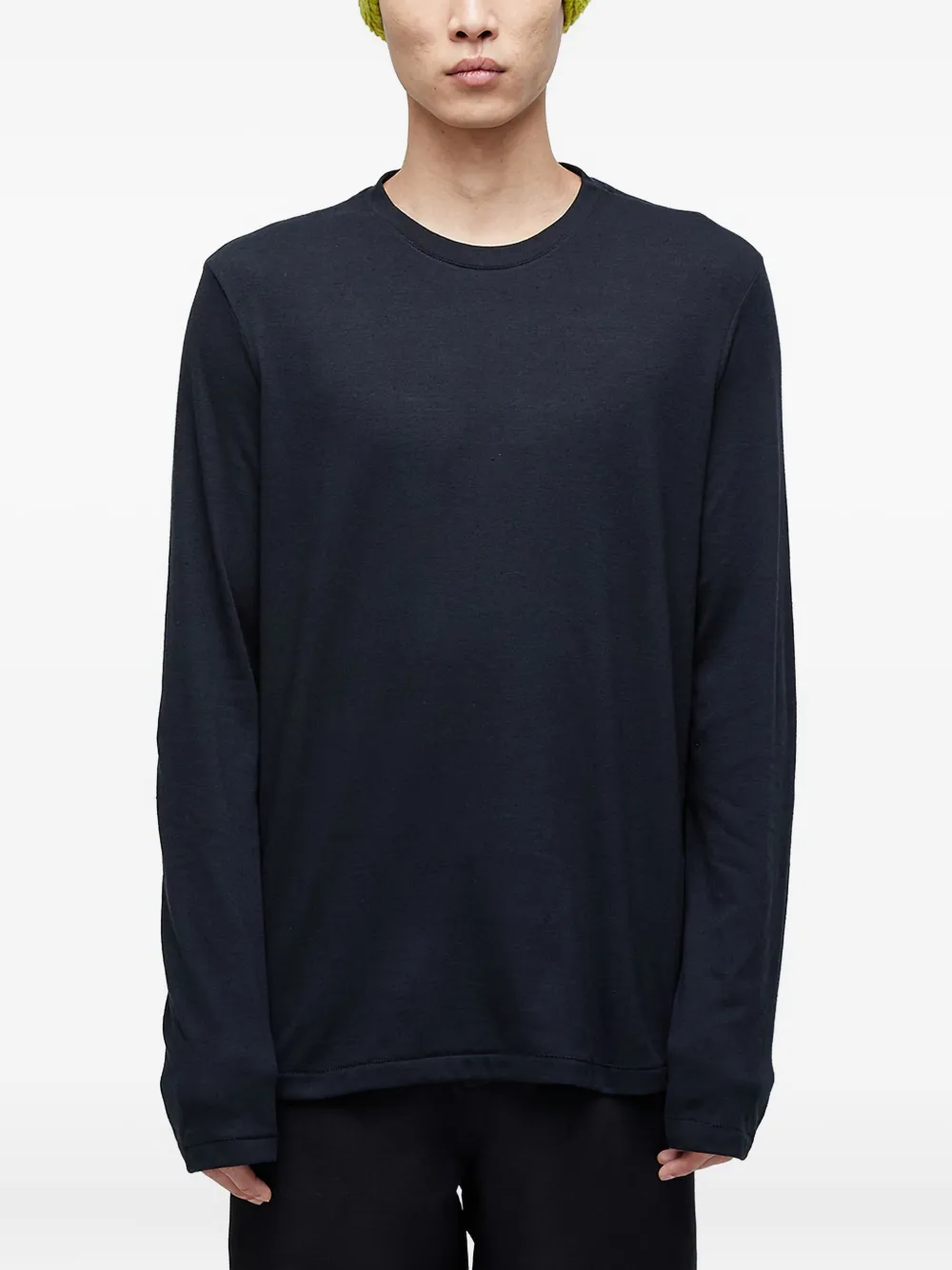 Osklen Katoenen T-shirt met lange mouwen Zwart