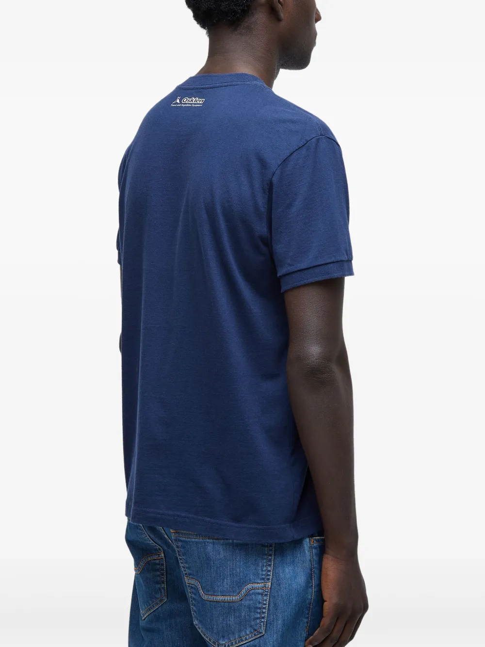 Osklen Andes College T-shirt Blauw