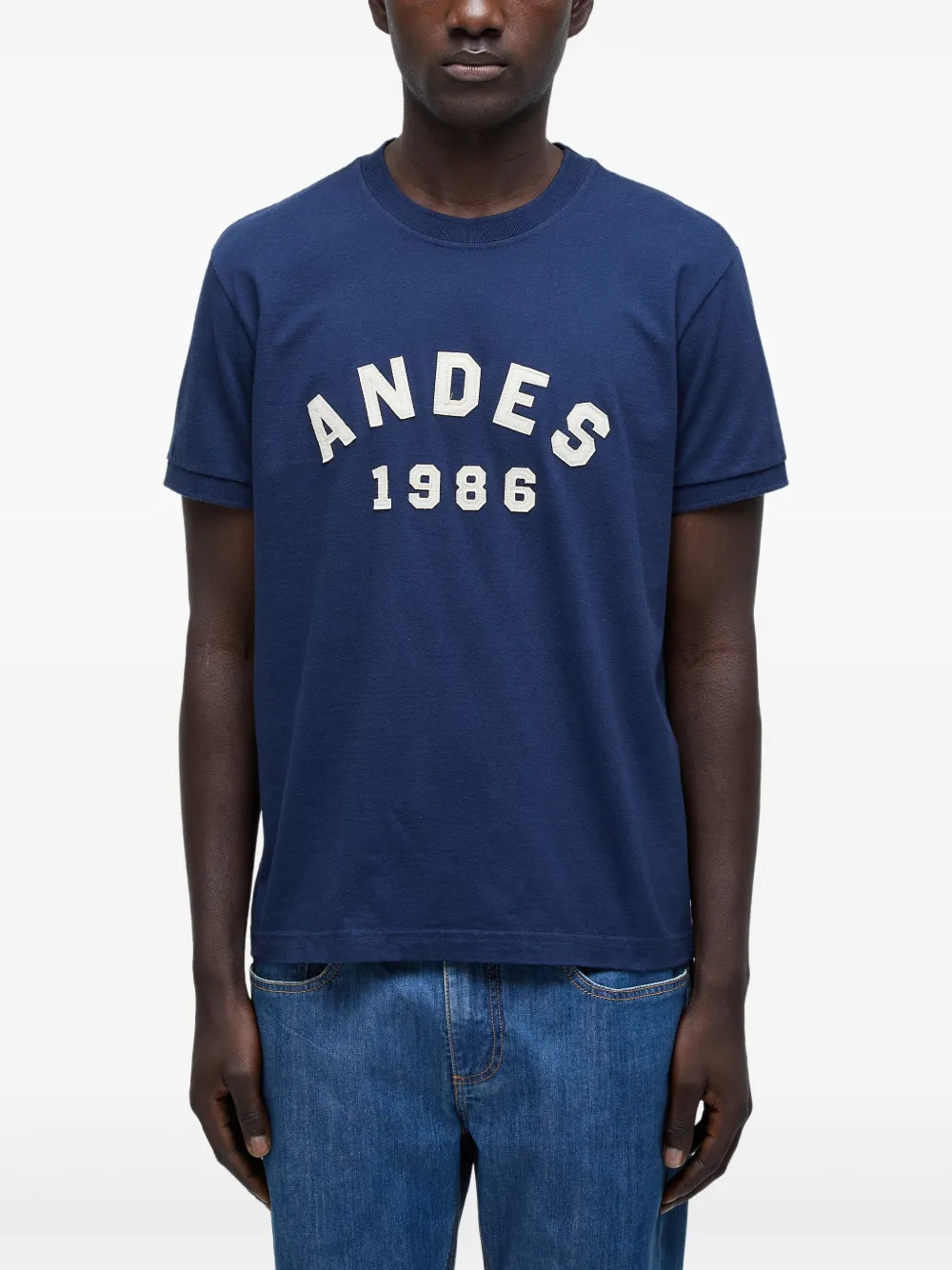 Osklen Andes College T-shirt Blauw