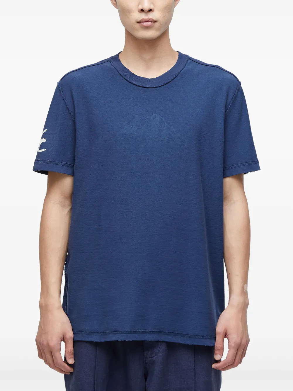Osklen T-shirt met grafische print Blauw