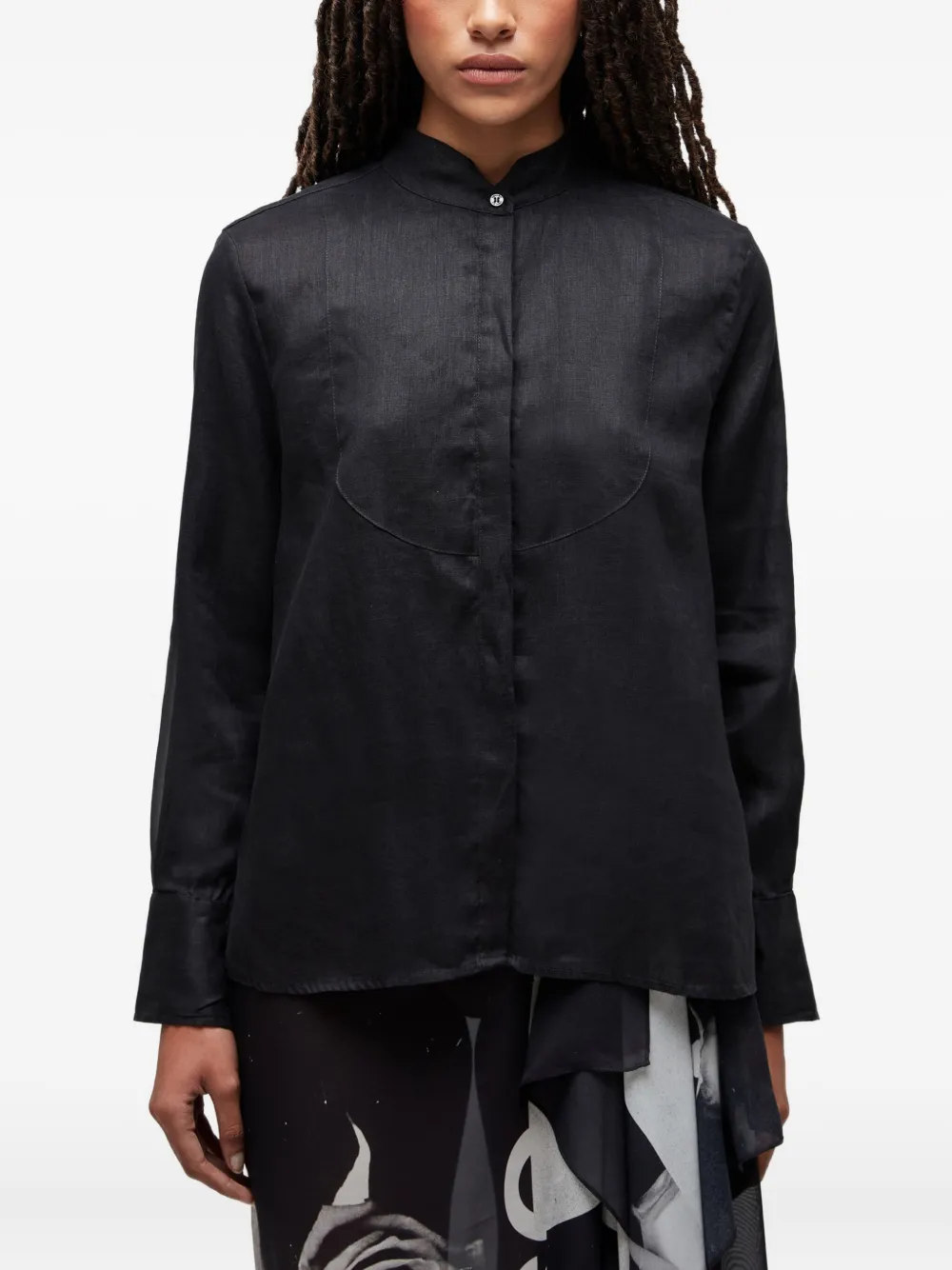 Osklen Linen Shirt In Black