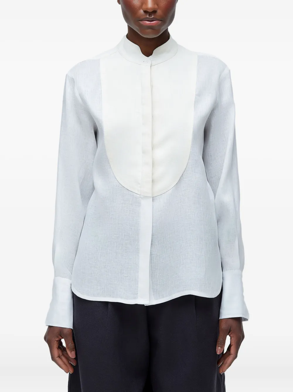 Osklen camisa de lino | blanco | Image 1