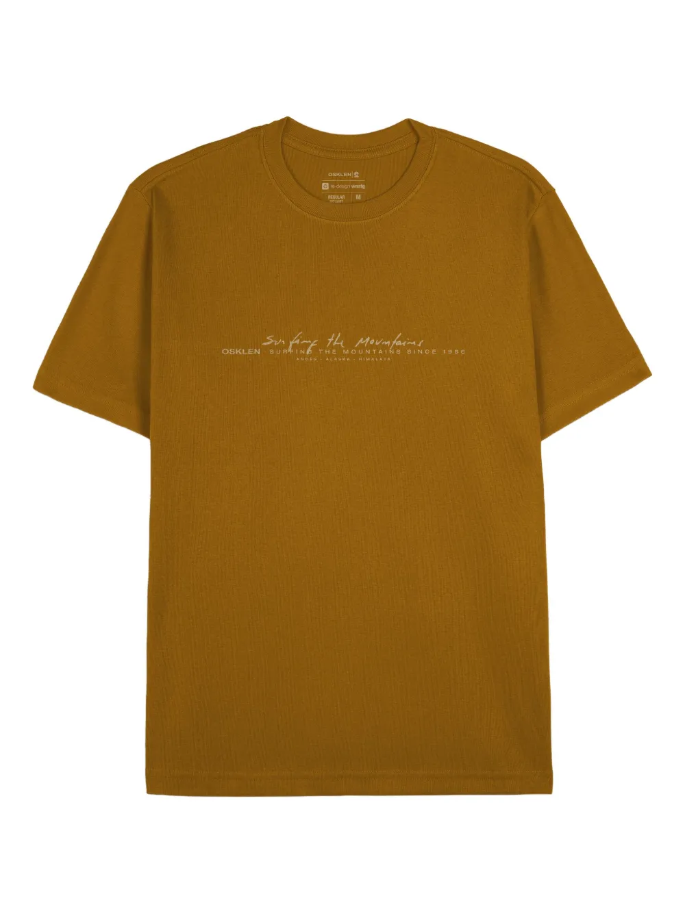 Osklen text-print T-shirt Bruin