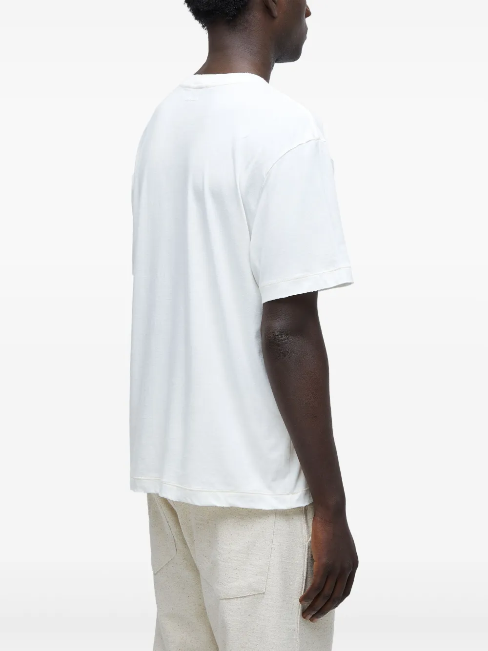 Osklen Destroyed T-shirt Wit