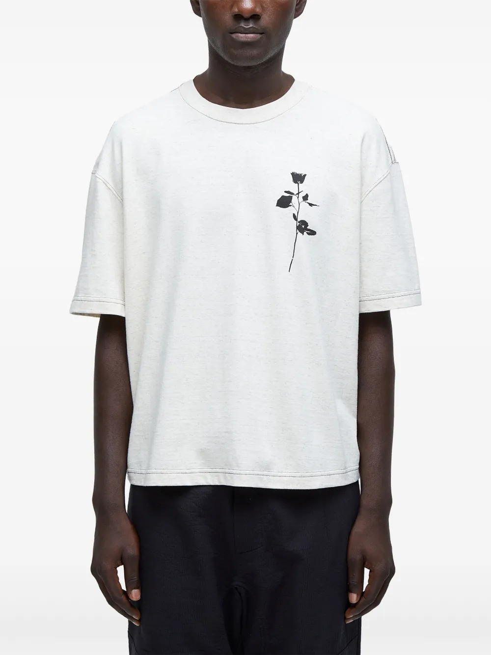 Osklen T-shirt met print Beige