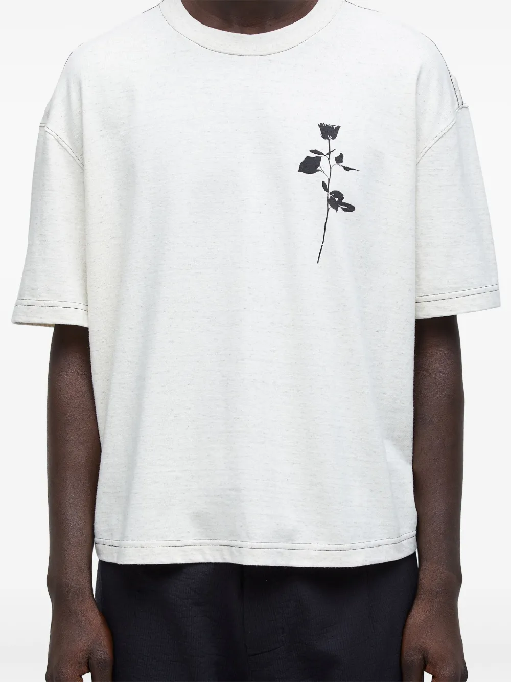 Osklen T-shirt met print Beige