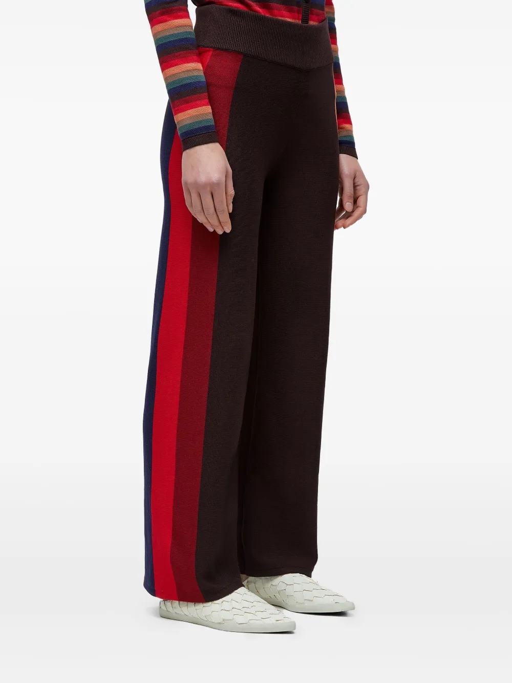 Osklen Tricot-knit Trousers In Brown