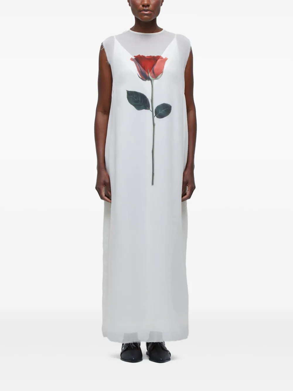 Osklen Rose maxi-jurk Wit
