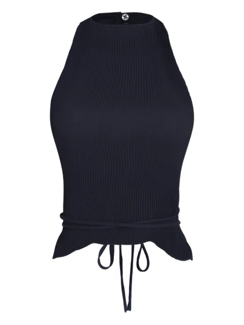 Osklen ribbed halterneck top
