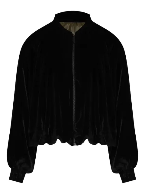 Osklen chamarra bomber de terciopelo