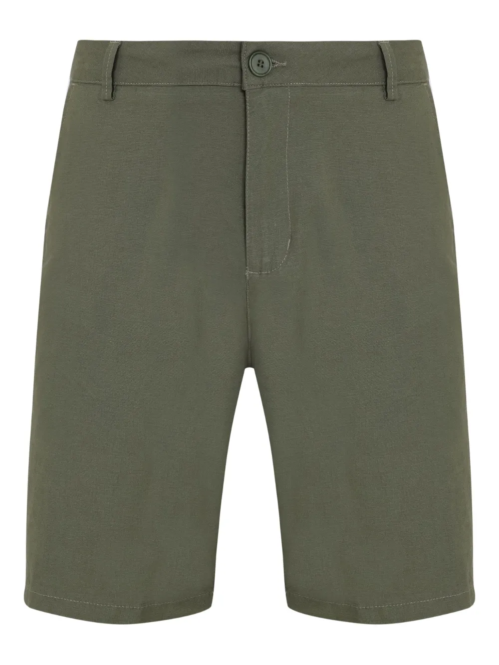Osklen Shortss van linnenblend Groen